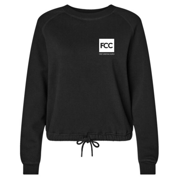 FCC  - Women's Relaxed 3-End Boxy Fleece Crewneck Sweatshirt Thumbnail