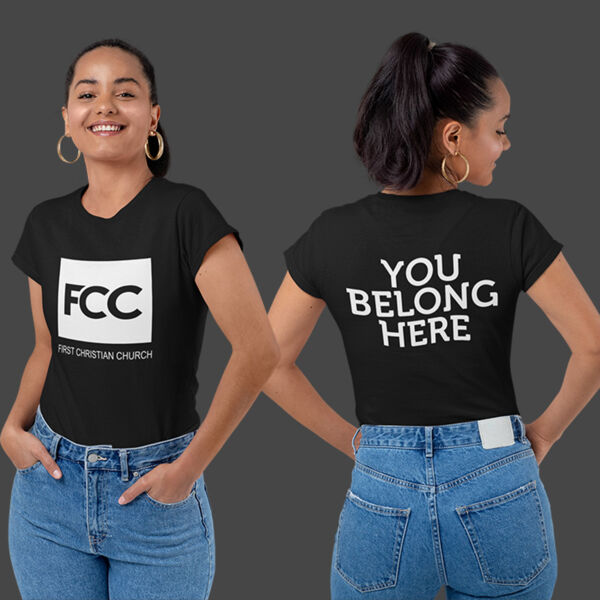 FCC You Belong Here  - Cotton T-Shirt - Cotton T-Shirt Thumbnail