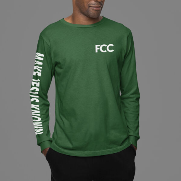 Make Jesus Known  - Heavy Cotton 100% Cotton Long Sleeve T Shirt Thumbnail